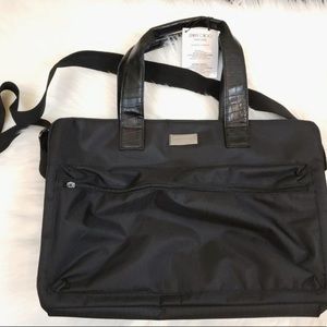 NWT Jimmy Choo Men’s Black Duffle Carry-On Bag